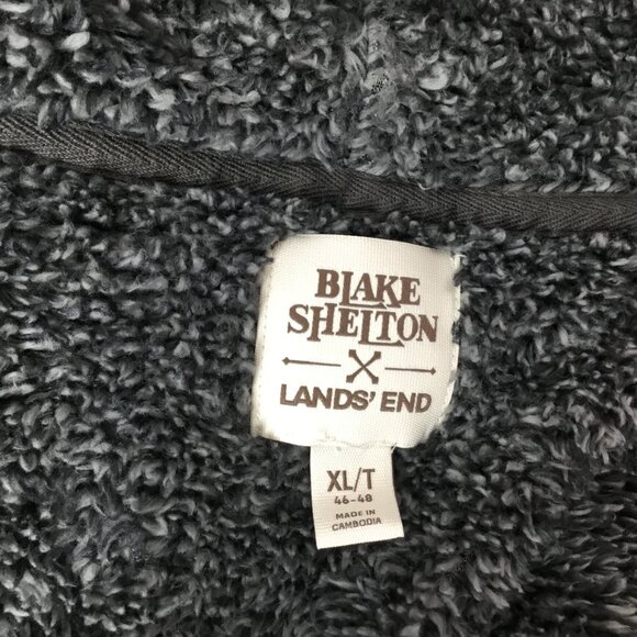 Blake Shelton X Lands End Hooded Jacket Full Zip Red Plaid XLT Tall Sherpa Lined - Picture 9 of 11